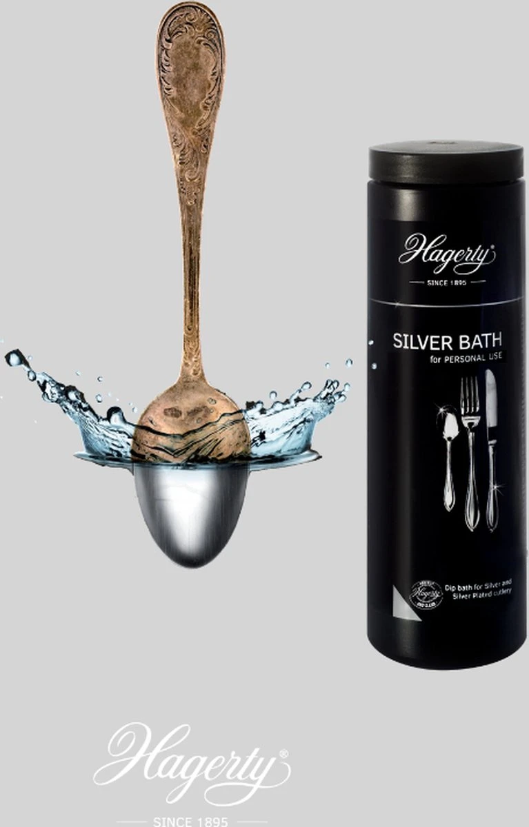 Hagerty Silver Bath - Professional 580ml - Reinigingsbad Voor Zilver Bestek 3 Hagerty Silver Bath - Professional 580ml - Reinigingsbad Voor Zilver Bestek - Afbeelding 3