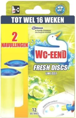 WC Eend Fresh Discs Navul Duo Lime 72 Ml 12 WC Eend Fresh Discs Navul Duo Lime 72 Ml -Ajax® Verkoop 773x1200 2
