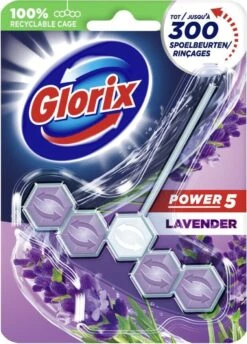 Glorix Power 5 Toiletblokken - Lavendel - 9 Stuks - Voordeelverpakking -Ajax® Verkoop 861x1200