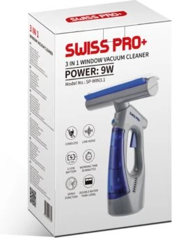 Swiss Pro+ Ruitenreiniger 3 In 1 WV 2 Blue Edition Window Vac - Ca. 120 M² - Waterzuiger - Incl. Smalle Zuigmond - Oplaadbaar - Raamwisser - Streeploos - Clicksystem - 2 Microvezeldoekjes - Met Sprayfunctie - Low Noise - Hepafilter 14 Swiss Pro+ Ruitenreiniger 3 In 1 WV 2 Blue Edition Window Vac - Ca. 120 M² - Waterzuiger - Incl. Smalle Zuigmond - Oplaadbaar - Raamwisser - Streeploos - Clicksystem - 2 Microvezeldoekjes - Met Sprayfunctie - Low Noise - Hepafilter -Ajax® Verkoop 870x1200 1