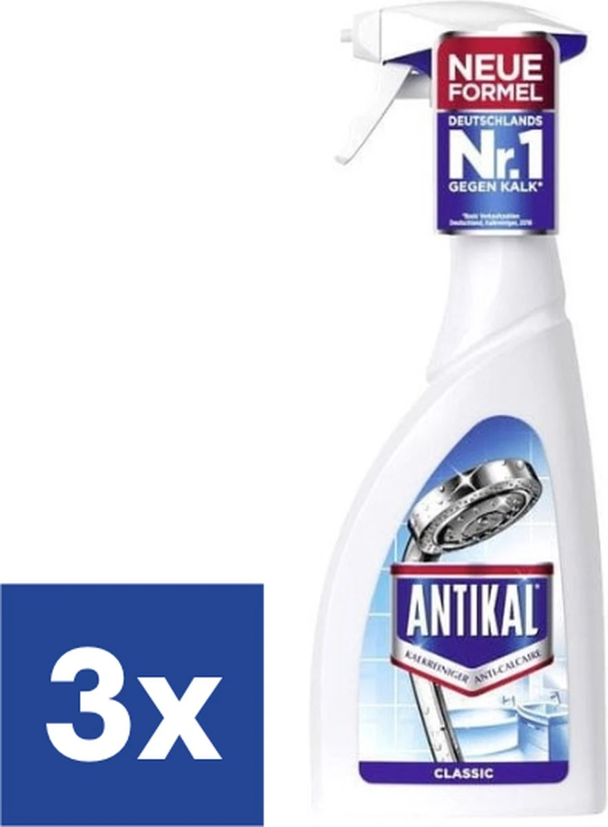 Antikal Classic Ontkalker - 3 X 750 Ml 1 Antikal Classic Ontkalker - 3 X 750 Ml