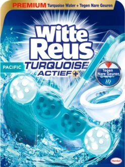 Witte Reus Turquoise Actief Toiletblok - Pacific - WC Blokjes Voordeelverpakking - 10 Stuks -Ajax® Verkoop 900x1200 2