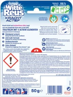 Witte Reus Kracht Actief Toiletblok - Bloesem - WC Blokjes Voordeelverpakking - 10 Stuks -Ajax® Verkoop 900x1200 5