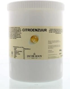 Jacob Hooy Citroenzuur Meelkristal 1 Kg -Ajax® Verkoop 949x1200