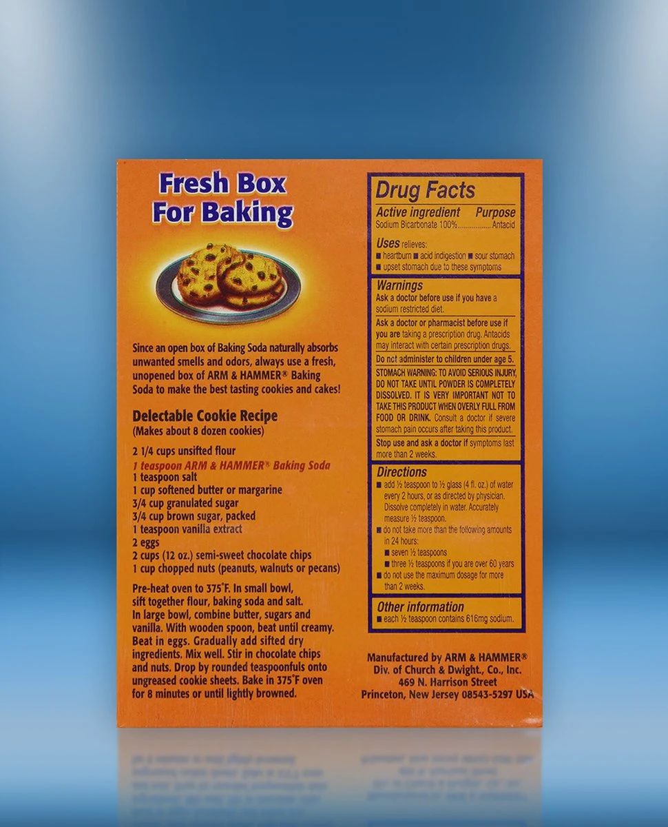 Arm & Hammer Baking Soda 454 Gram 2 Stuks 2 Arm & Hammer Baking Soda 454 Gram 2 Stuks - Afbeelding 2